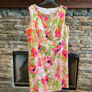 Multiple color dress. Sleeveless and beautiful